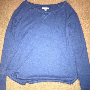 New American Eagle Outfitters Blue Long Sleeve